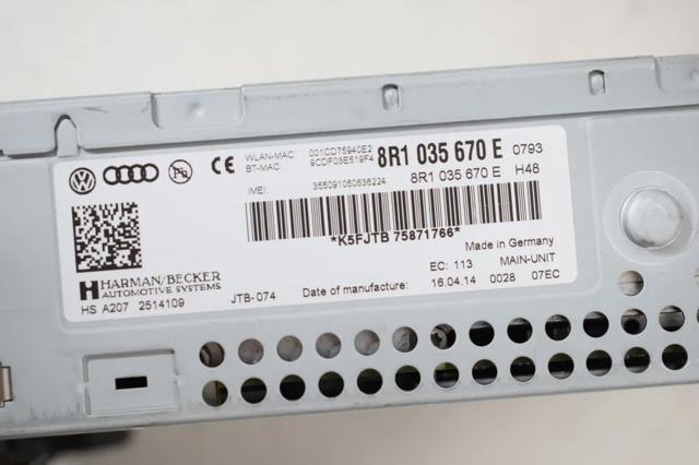 8R1035670E VAG Магнитола купить в Хмельницкий