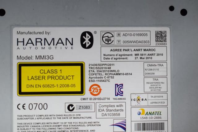 8R1035670E Магнитола купить Харьков