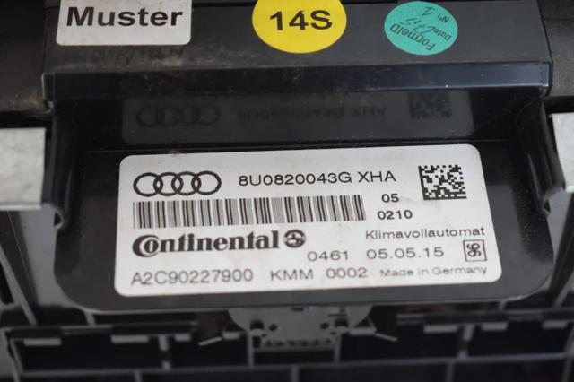 VAG 8U0820043G Блок управления режимами отопления/кондиционирования в наличии Черкассы