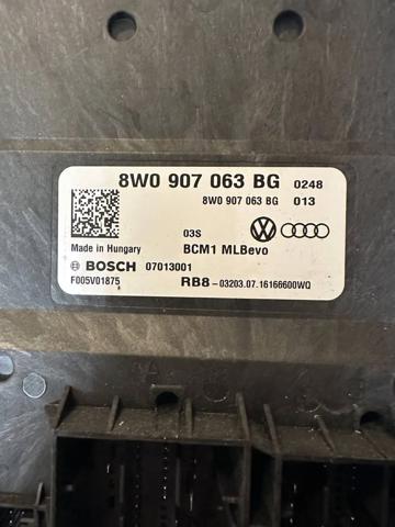 8W0907063BG VAG Модуль управления (ЭБУ) бортовой сетью купить в Каменское