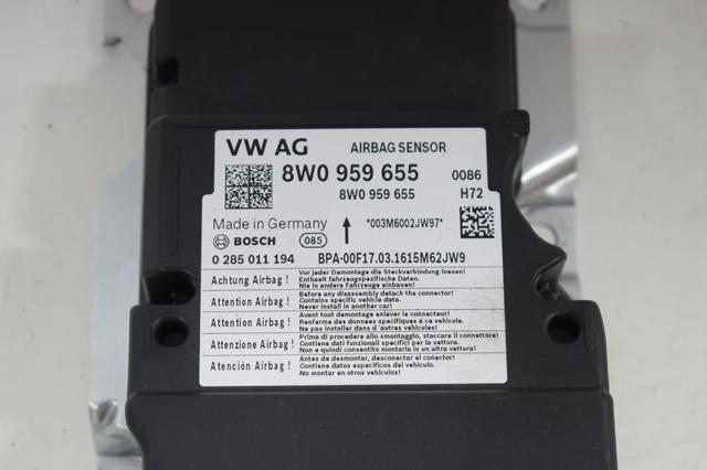 VAG 8W0959655 Модуль-процессор управления подушкой безопасности (ЭБУ AIRBAG) в наличии Ужгород