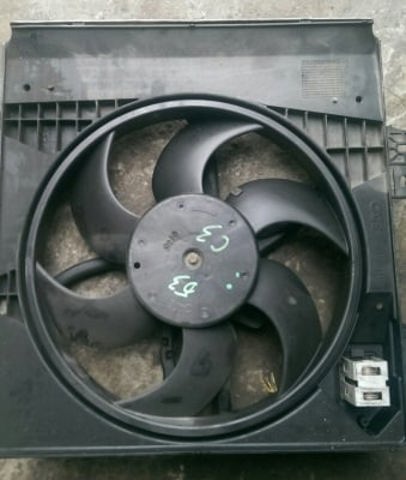 Вентилятор радиатора комплект d330 6 лопастей 2 пина citroen 1.4 8v 9653804080