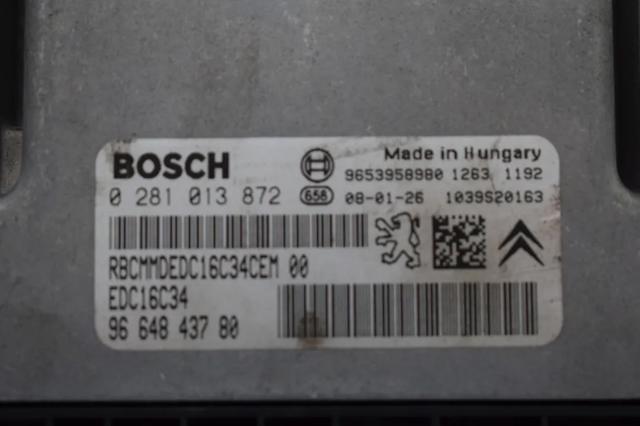PEUGEOT 9664843780 Блок управления двигателем в наличии Киев