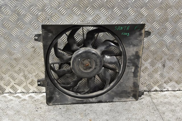 Вентилятор радиатора 9 лопастей в сборе с диффузором hyundai 2.2crdi 977302B200