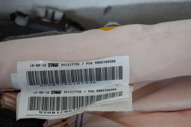 9805768380 PEUGEOT Подушка безопасности (AIRBAG) шторка боковая правая купить в Николаев