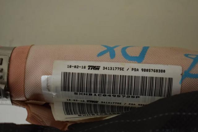 PEUGEOT 9805768380 Подушка безопасности (AIRBAG) шторка боковая правая в наличии Львов