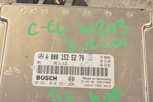MERCEDES A0001535279 Блок управления двигателем в наличии Тернополь