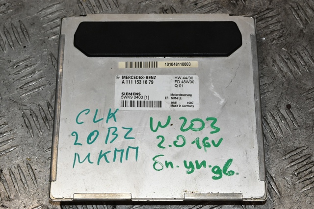 Компьютер двигателя A1111531879 MERCEDES
