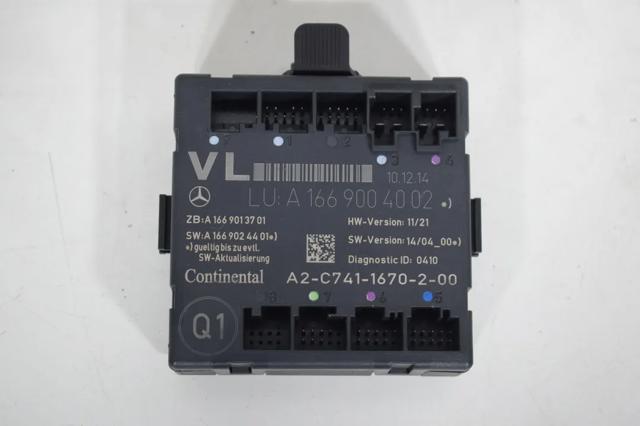 Блок комфорта передней двери A1669004002 MERCEDES