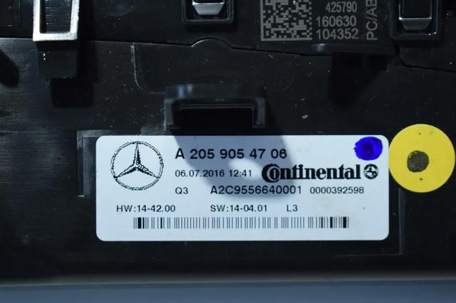 MERCEDES A2059054706 Блок управления режимами отопления/кондиционирования в наличии Тернополь