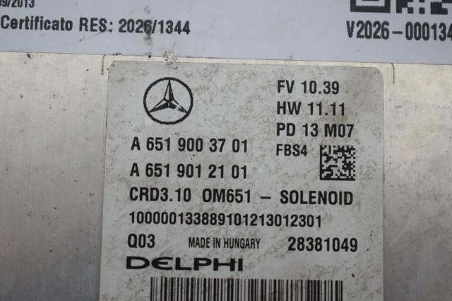 MERCEDES A6519003701 Блок управления двигателем в наличии Одесса