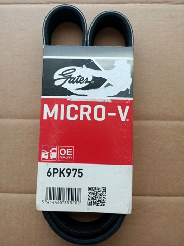 GATES 6PK975 Ремень генератора в наличии Винница