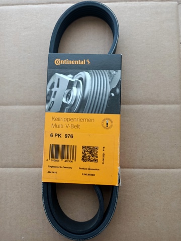 CONTINENTAL 6PK976 Ремень генератора в наличии Днепр