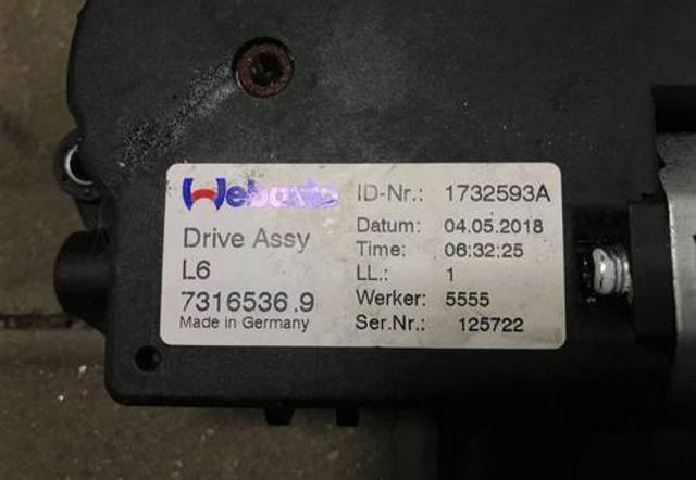 67617316536 BMW Мотор привода люка купить в Павлоград