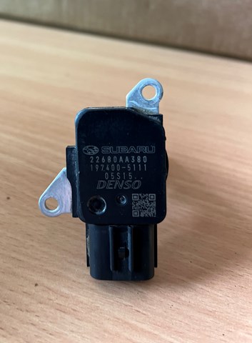 22680AA380 DENSO Датчик потока (расхода) воздуха, расходомер M.A.F. - (Mass Airflow) купить в Черновцы