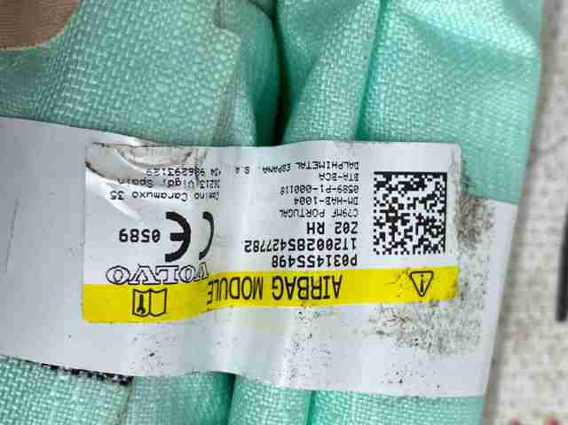 31455498 VOLVO Подушка безопасности (AIRBAG) шторка боковая правая купить в Винница