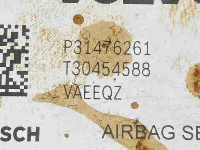 31476261 VOLVO Модуль-процессор управления подушкой безопасности (ЭБУ AIRBAG) купить в Львов