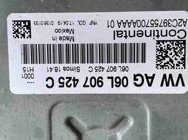ЭБУ двигателем 80A906259 VAG