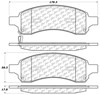 Колодки тормозные дисковые комплект 10211690 CENTRIC PARTS