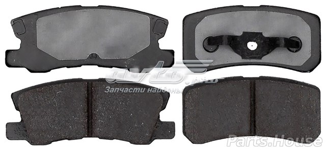 Колодки тормозные дисковые комплект 14D868C AC DELCO