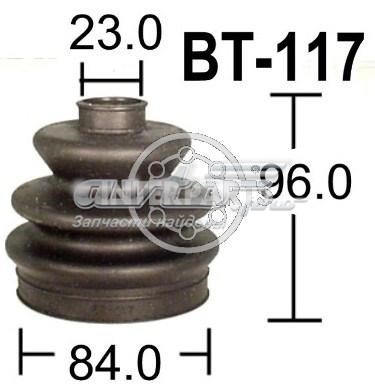 INTERPARTS BT117 Пыльник ШРУСа наружный в наличии Днепр