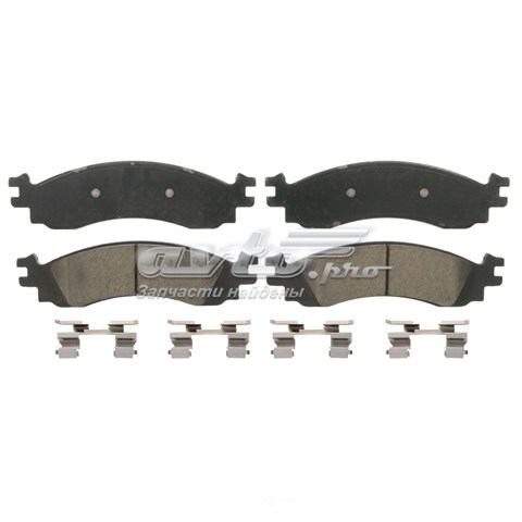 Колодки тормозные передние дисковые ZD1158 WAGNER