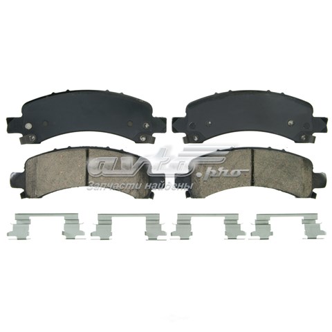 Колодки тормозные задние, дисковые ZD974A WAGNER