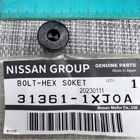 NISSAN 313611XJ0A Пробка поддона АКПП в наличии Павлоград
