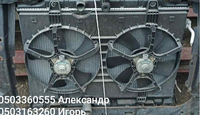 Диффузор радиатора охлаждения в сборе с крыльчаткой 21481JG40A NISSAN