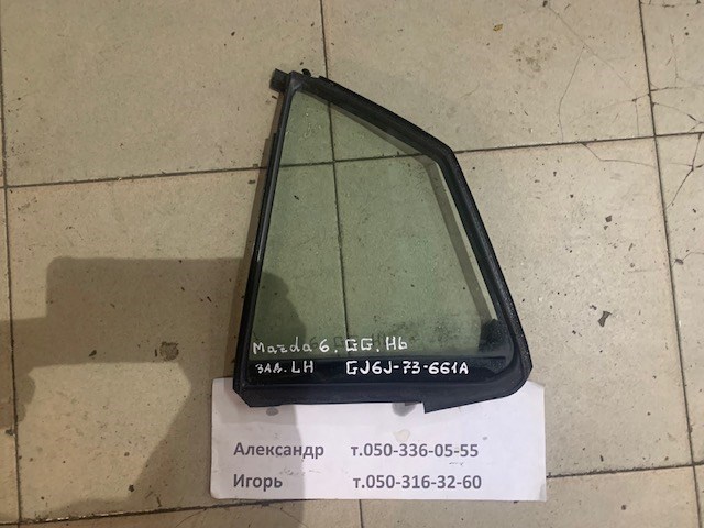 Задняя форточка левая GJ6J73661A MAZDA