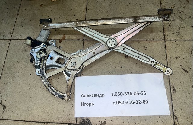 Механизм стеклоподъемника водительской двери Митсубиси Паджеро SPORT II