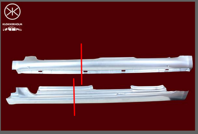 KLOKKERHOLM FP7522012 Порог внешний правый в наличии Днепр