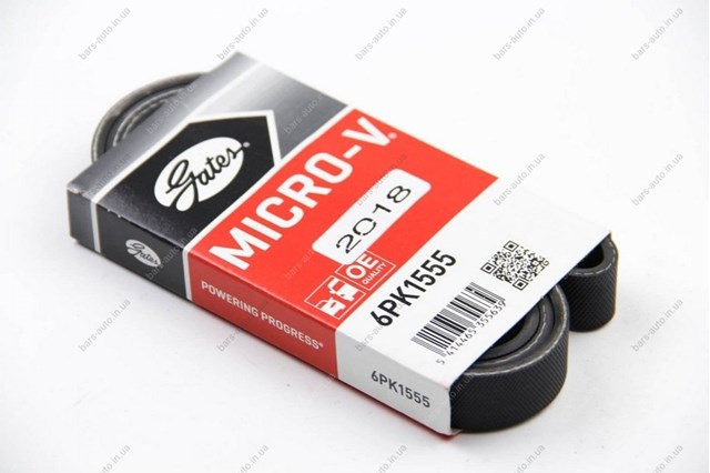 Клиновый ремень 6PK1555 GATES