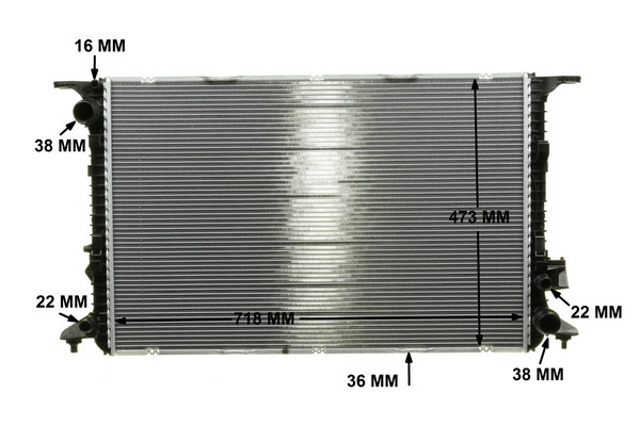 Радиатор основной CR1022000P MAHLE