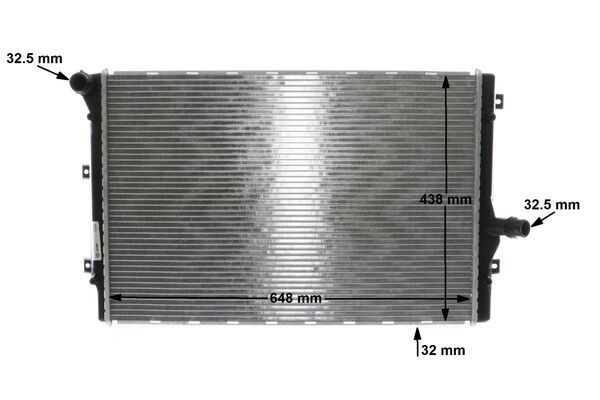 Радиатор охлаждения двигателя CR1539001S MAHLE