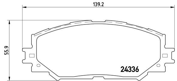 P83082 Передние тормозные колодки купить Одесса