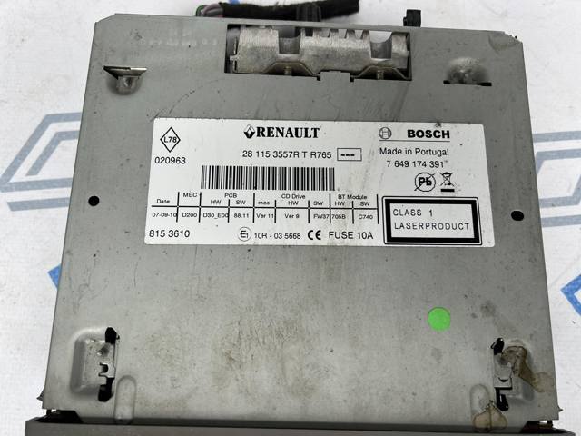 281153557R RENAULT Магнитола купить в Ирпень
