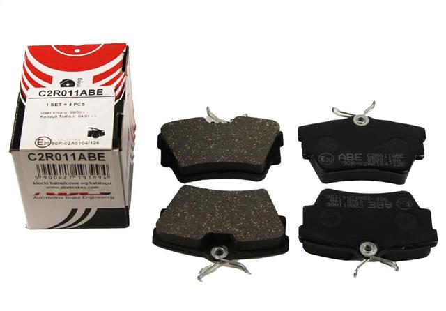Колодки тормозные дисковые комплект C2R011ABE ABE