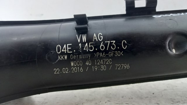 04E145673C VAG Патрубок воздушный, вход в турбину (наддув) купить в Запорожье