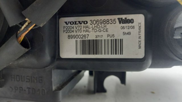 Фара основная левая 30698835 VOLVO