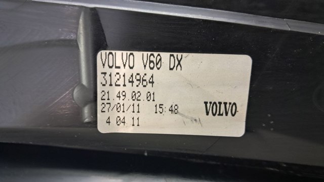 31214964 VOLVO Задний фонарь купить в Кривой Рог