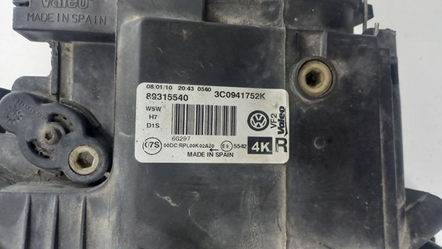 3C0941752K Правая фара купить Черновцы