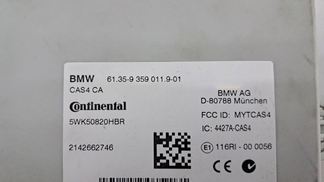 Блок управления комфортом 61359359011 BMW