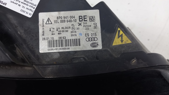 VAG 8P0941004BB Правая фара в наличии Черкассы