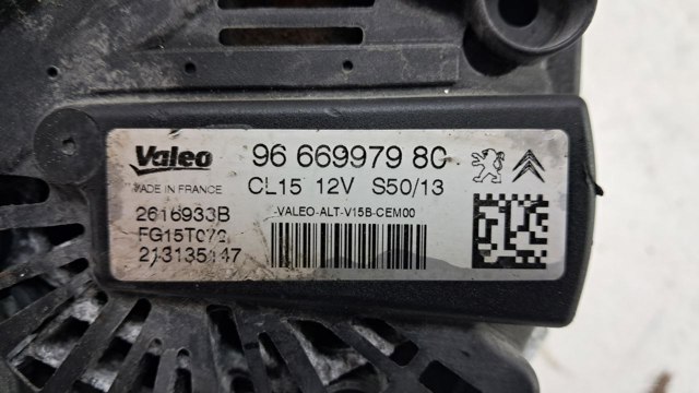 PEUGEOT 9666997980 Генератор в наличии Одесса