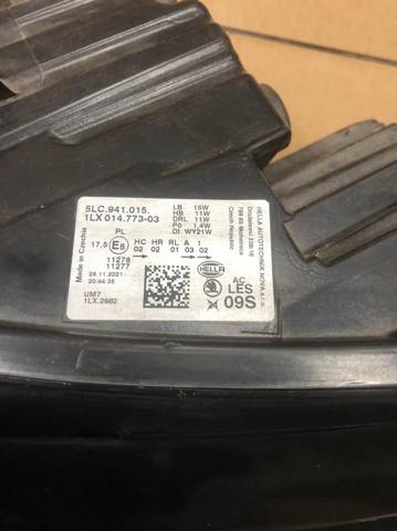 5LB941015 VAG Фара левая купить в Житомир