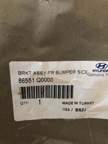 86551Q0000 HYUNDAI Кронштейн бампера переднего левый купить в Николаев