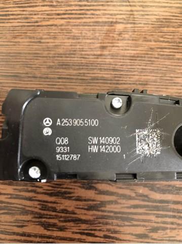 2539055100 MERCEDES Блок кнопок центральной консоли купить в Тернополь