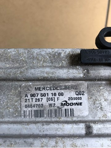 A9075011600 MERCEDES Радиатор интеркуллера купить в Павлоград