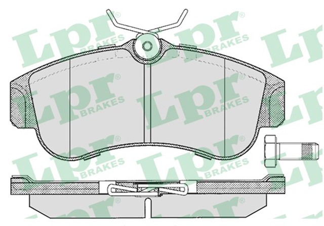 Передние тормозные колодки 05P355 LPR